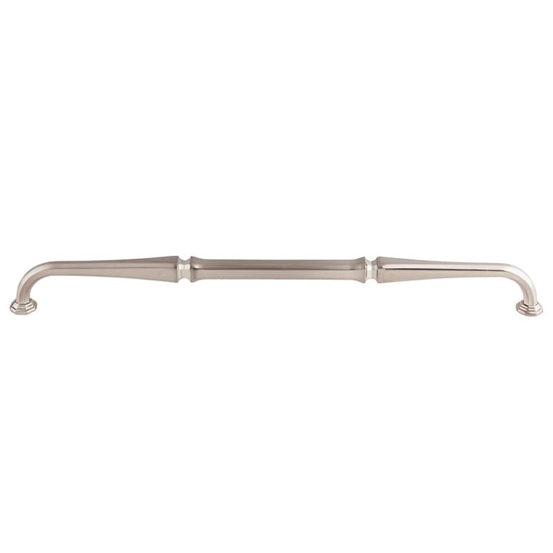 12" Chareau Chalet Pull, Brushed Satin Nickel