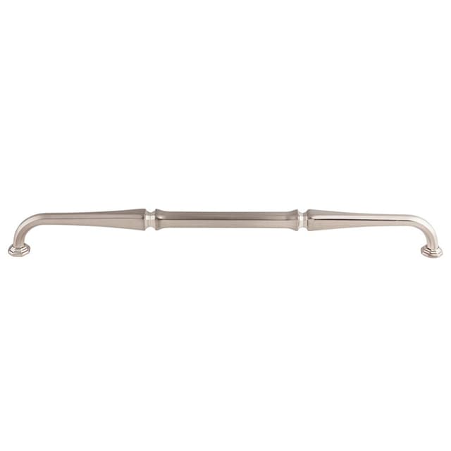 12" Chareau Chalet Pull, Brushed Satin Nickel