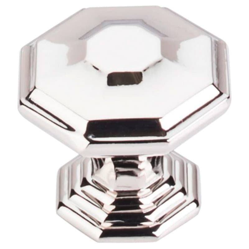1-1/2" Chareau Chalet Knob, Polished Nickel