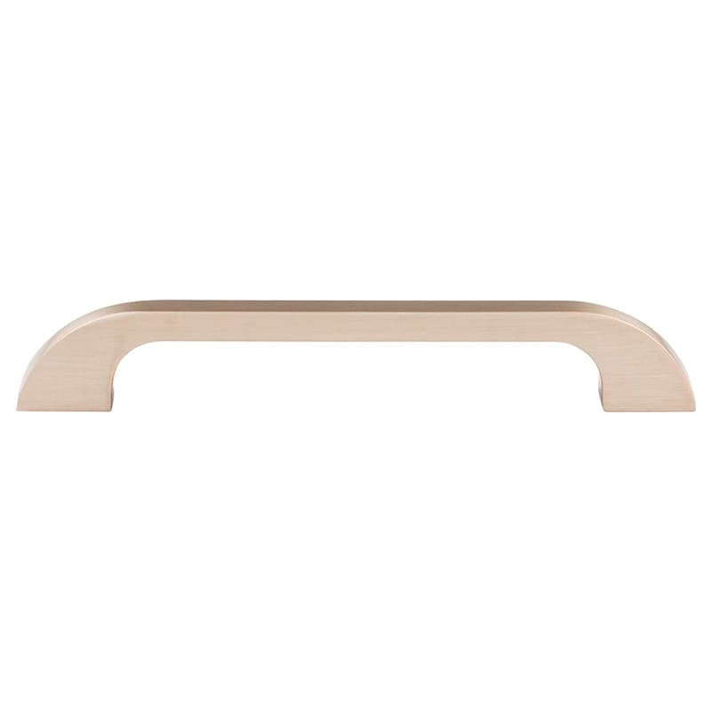 6" Sanctuary Curved Neo Pull, Brushed Satin Nickel