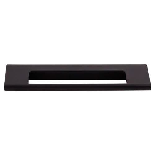 5" Mercer Europa Cut Out Tab Pull, Flat Black