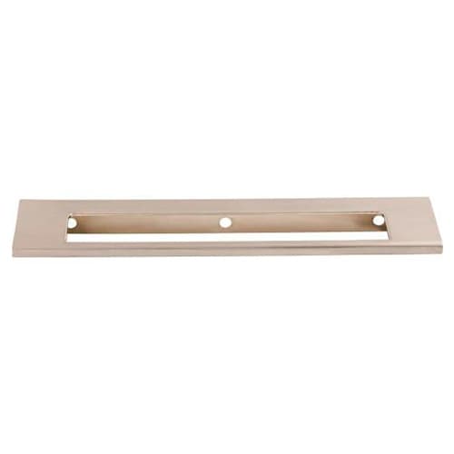 6" Mercer Europa Cut Out Tab Pull, Brushed Satin Nickel