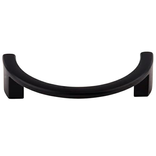 3-1/2" Sanctuary Half Circle Open Pull, Flat Black