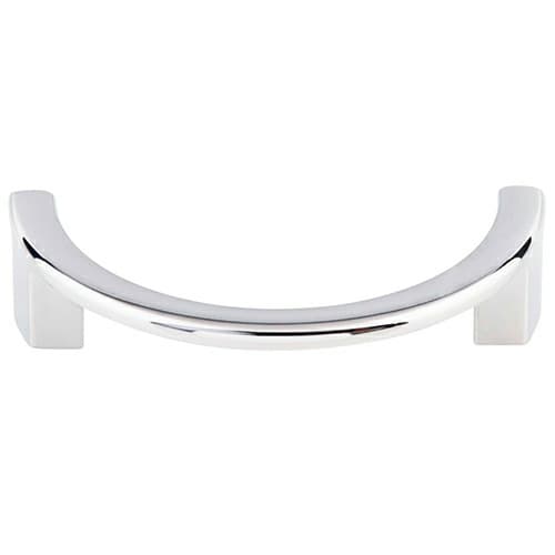 3-1/2" Sanctuary Half Circle Open Pull, Polished Chrome