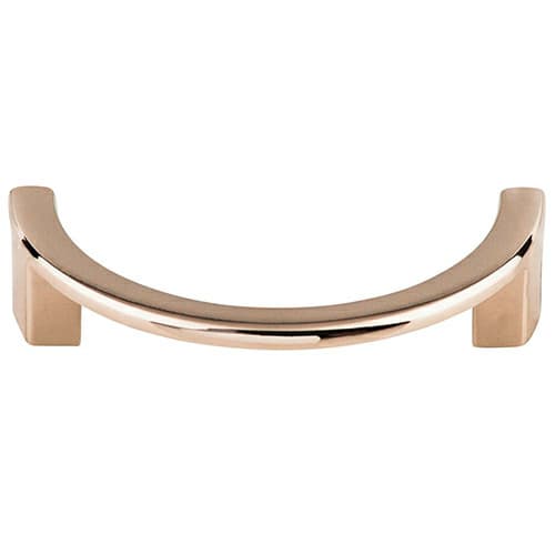3-1/2" Sanctuary Half Circle Open Pull, Polished Nickel