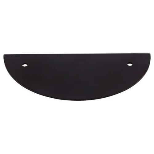 3-1/2" Sanctuary Pull Backplate, Flat Black