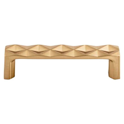 3-3/4" Mercer Quilted Pull, Honey Bronze