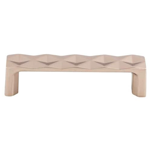 3-3/4" Mercer Quilted Pull, Polished Nickel
