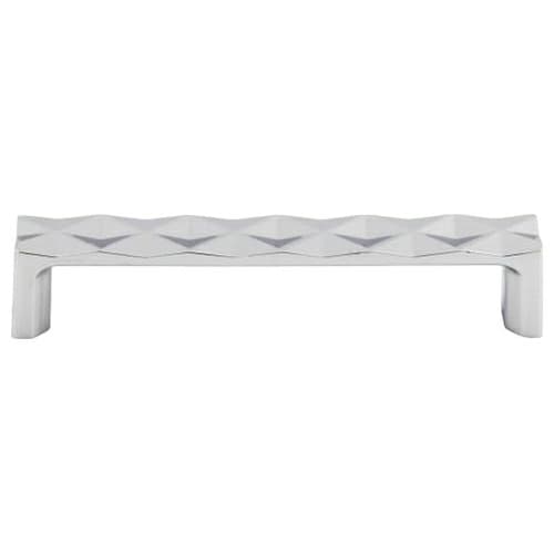 5-1/16" Mercer Quilted Pull, Polished Chrome