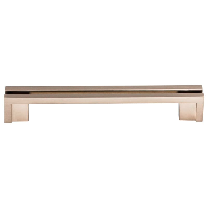 5" Sanctuary Flat Rail Pull, Brushed Satin Nickel