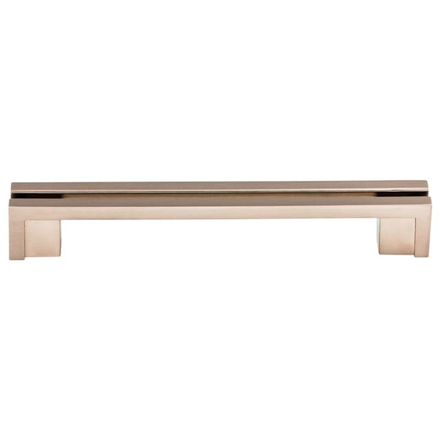 5" Sanctuary Flat Rail Pull, Brushed Satin Nickel