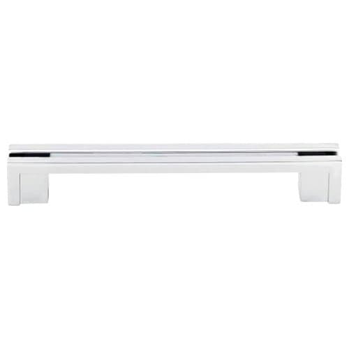 5" Sanctuary Flat Rail Pull, Polished Chrome