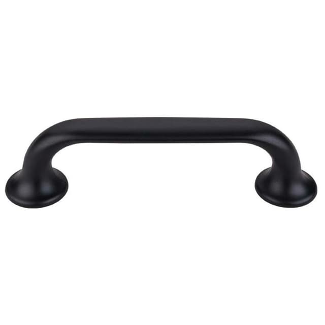 3-3/4" Mercer Oculus Oval Pull, Flat Black