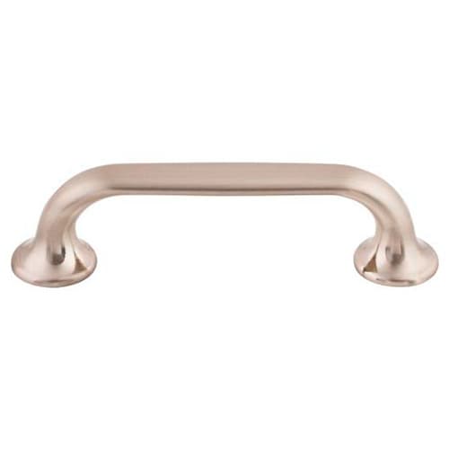 3-3/4" Mercer Oculus Oval Pull, Brushed Satin Nickel