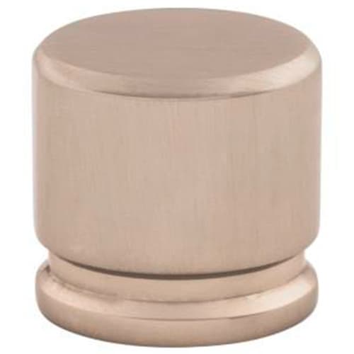 1-1/8" Sanctuary Oval Knob, Brushed Satin Nickel