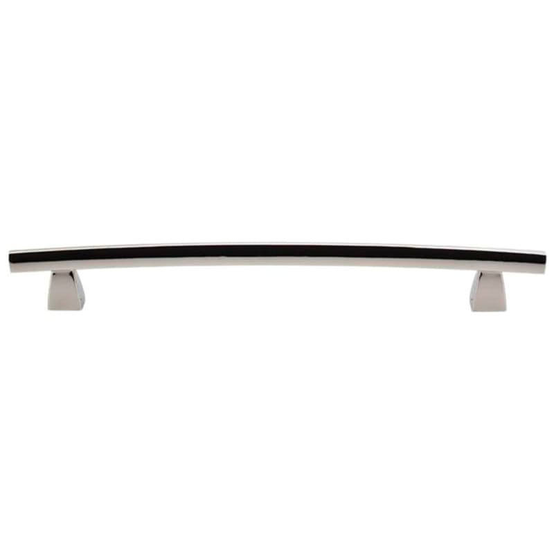 8" Sanctuary Arched Pull, Polished Nickel