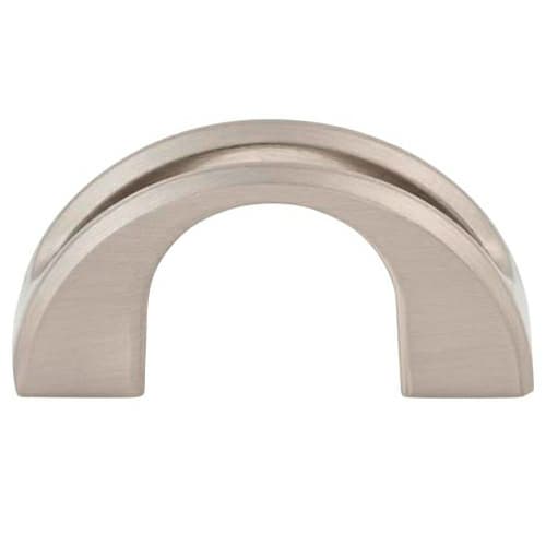 1-1/4" Mercer Tango U Finger Pull, Brushed Satin Nickel