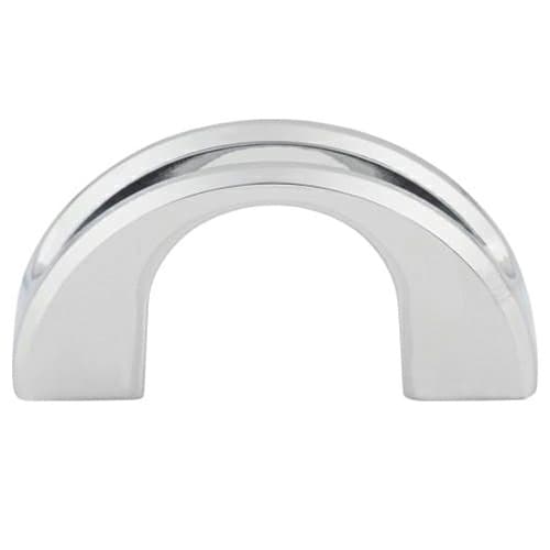 1-1/4" Mercer Tango U Finger Pull, Polished Chrome