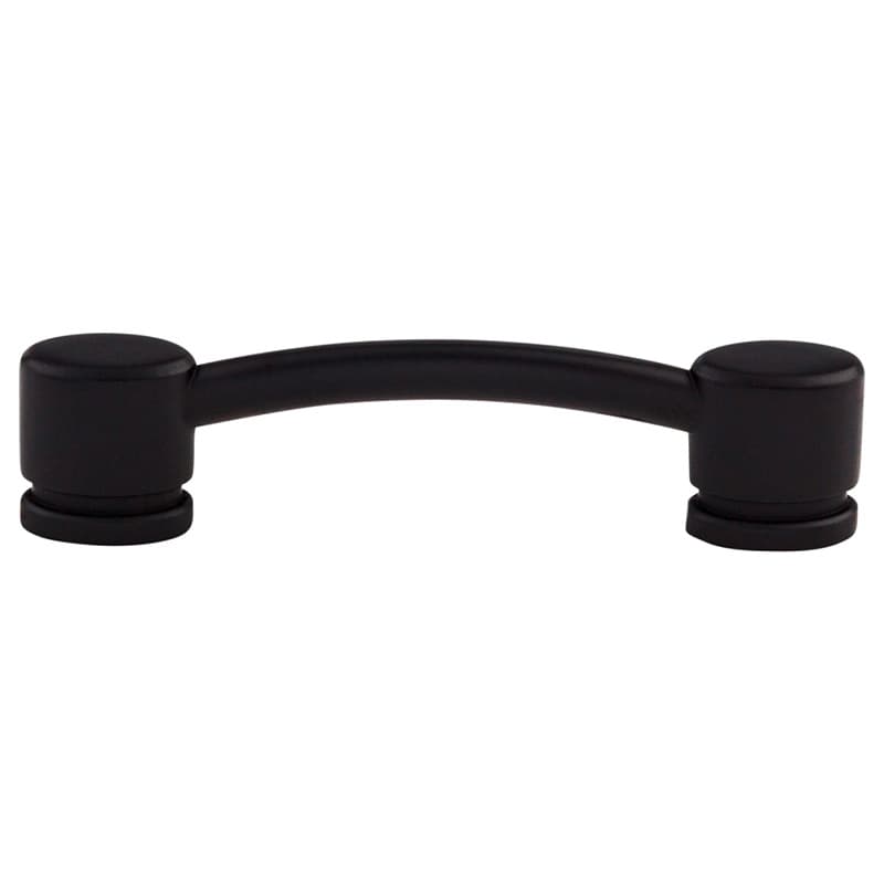 3-3/4" Sanctuary Oval Thin Pull, Flat Black