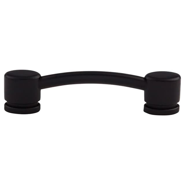 3-3/4" Sanctuary Oval Thin Pull, Flat Black