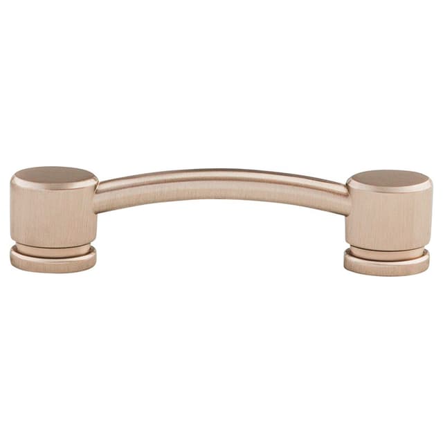 3-3/4" Sanctuary Oval Thin Pull, Brushed Satin Nickel