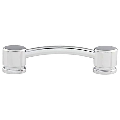 3-3/4" Sanctuary Oval Thin Pull, Polished Chrome