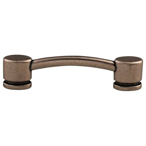 3-3/4" Sanctuary Oval Thin Pull, Pewter Antique