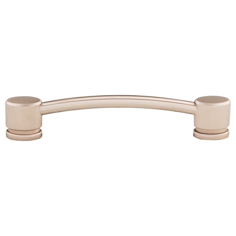 5" Sanctuary Oval Thin Pull, Brushed Satin Nickel