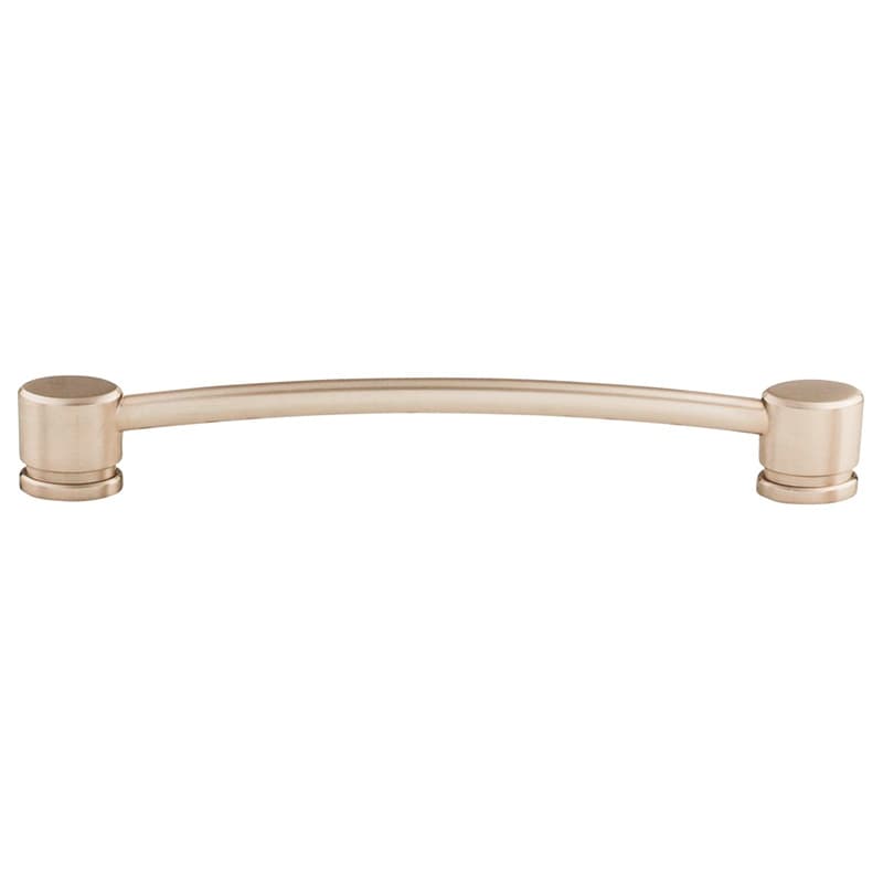 7" Sanctuary Oval Thin Pull, Brushed Satin Nickel