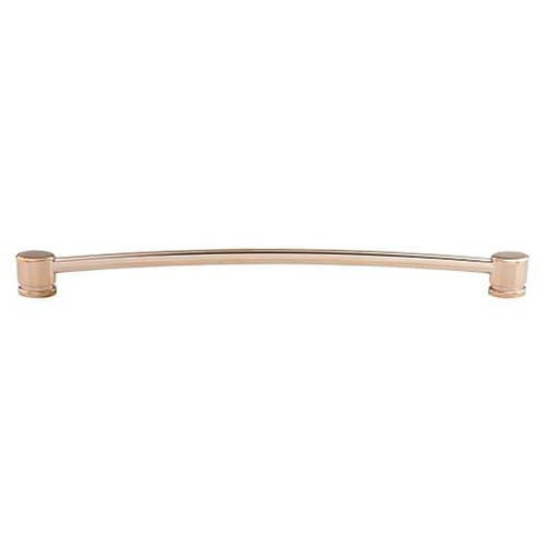 12" Sanctuary Oval Thin Pull, Polished Nickel