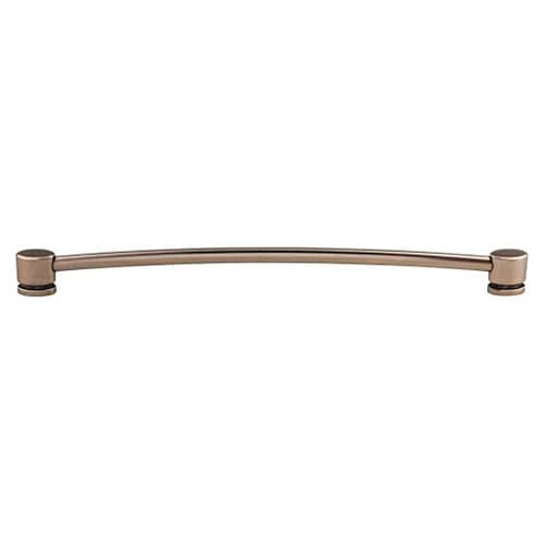 12" Sanctuary Oval Thin Pull, Pewter Antique