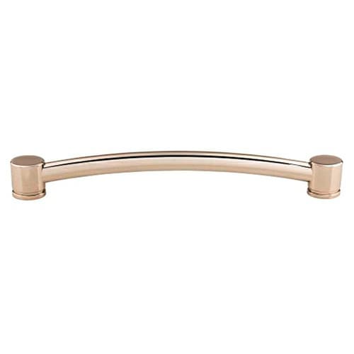 12" Oval Thin Appliance Pull, Polished Nickel