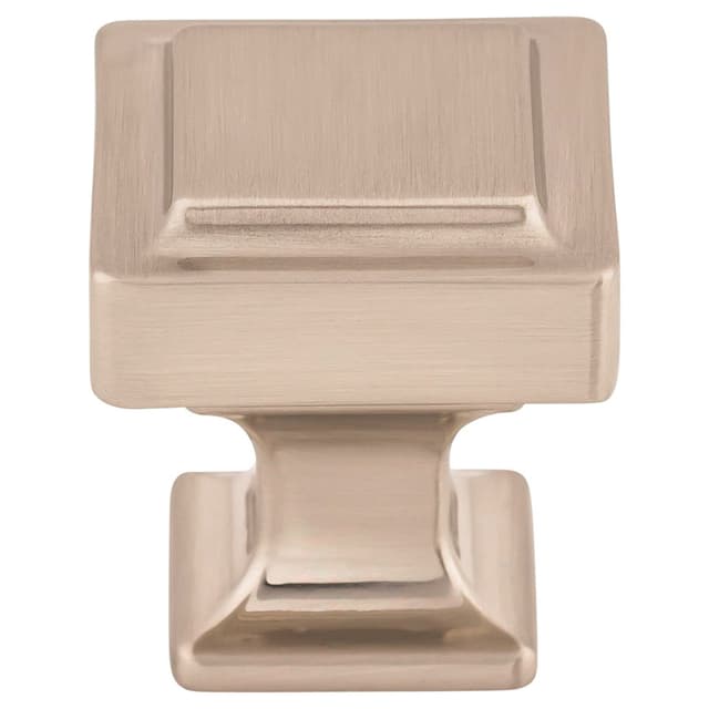 1-1/8" Transcend Ascendra Knob, Brushed Satin Nickel