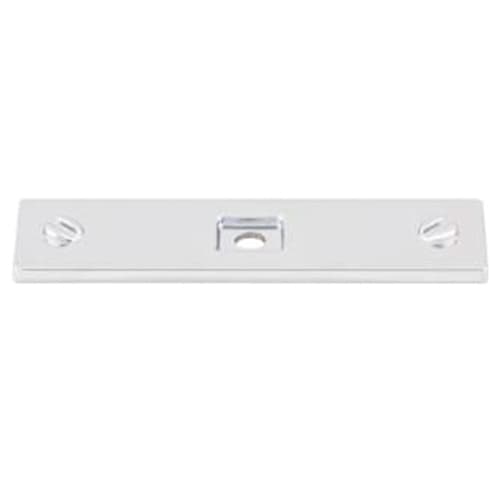 3" Barrington Channing Knob Backplate, Polished Chrome