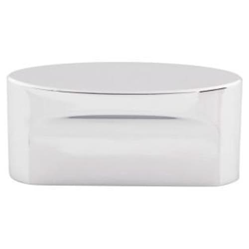 2-1/4" Sanctuary Oval Slot Knob, Polished Chrome