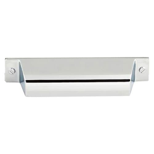 3-3/4" Barrington Channing Cup Pull, Polished Chrome
