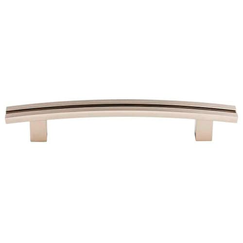 5" Sanctuary Inset Rail Pull, Polished Nickel