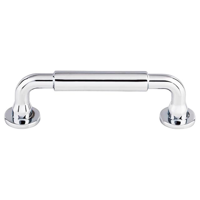 3-3/4" Serene Lily Pull, Polished Chrome