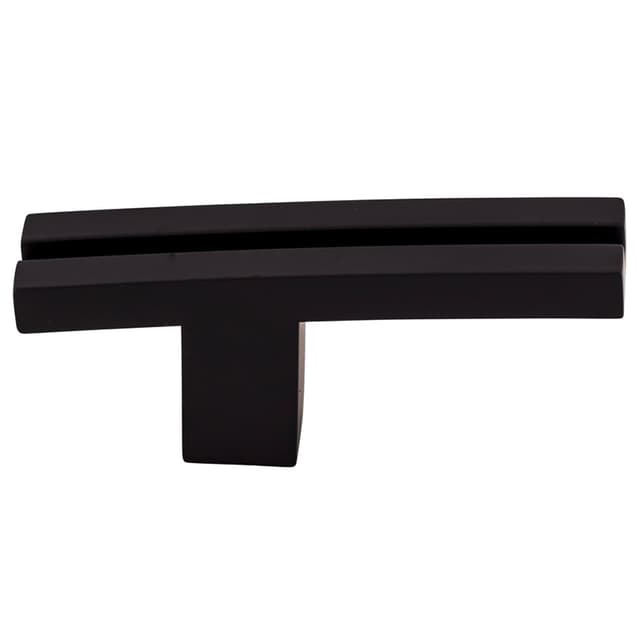 2-5/8" Sanctuary Inset Rail Knob, Flat Black