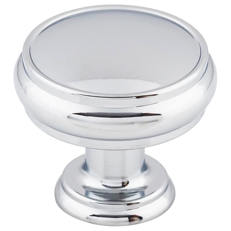 1-3/8" Serene Eden Large Knob, Polished Chrome
