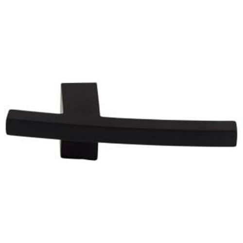 3" Sanctuary Slanted A Knob, Flat Black