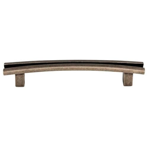 5" Sanctuary Flared Pull, Pewter Antique