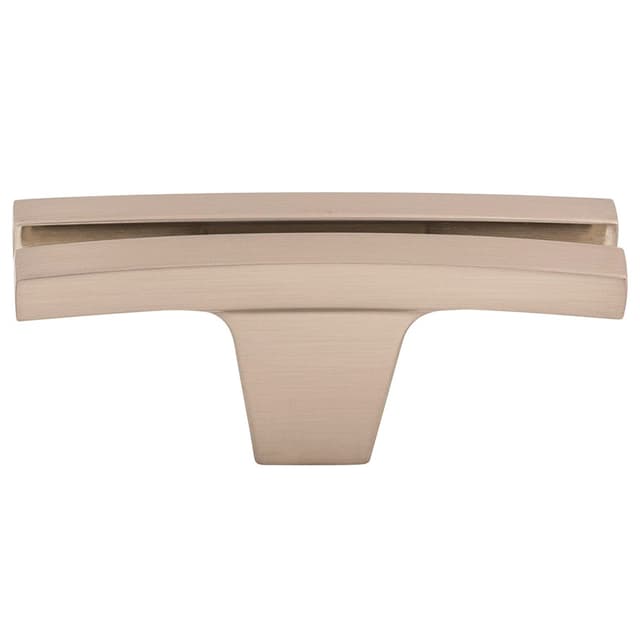 2-5/8" Sanctuary Flared Knob, Brushed Satin Nickel