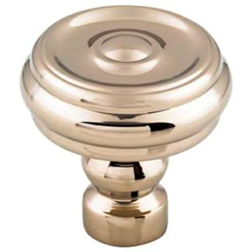 1-1/4" Devon Brixton Button Knob, Polished Nickel