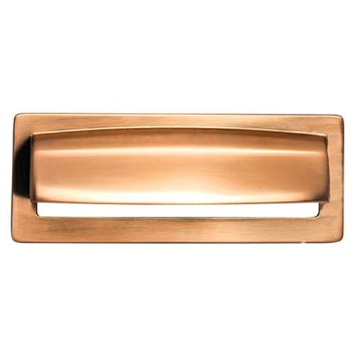 3-3/4" Lynwood Hollin Cup Pull, Honey Bronze