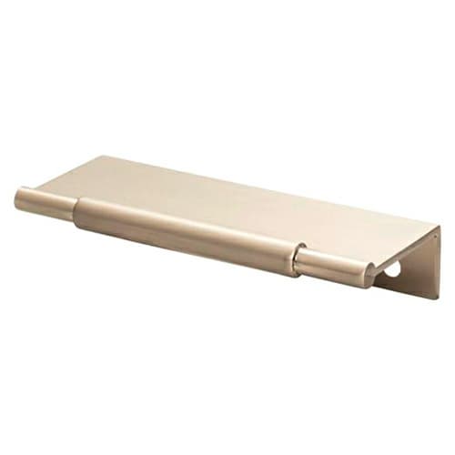 3" Lynwood Crestview Tab Pull, Brushed Satin Nickel