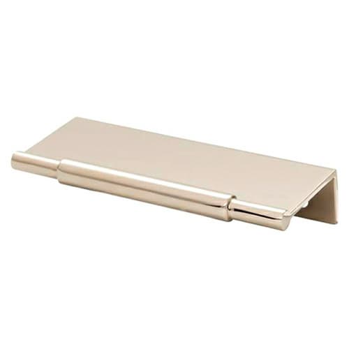 3" Lynwood Crestview Tab Pull, Polished Nickel