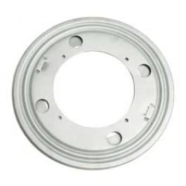 9" Round Steel Swivel Bearing, Zinc Plated