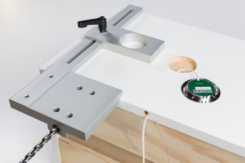 Puck Light Installation Jig Kit for Drill Wire Hole