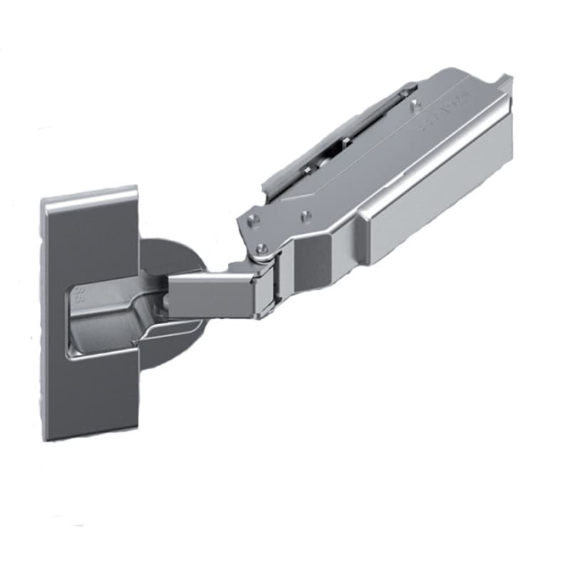 Tiomos 110° Opening Hinge, 42/45mm Bore Pattern, Soft-Closing, Full Overlay, Nickel-Plated, Impresso